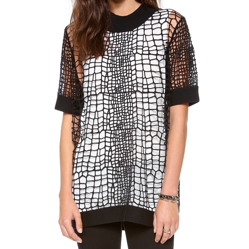 Robert Rodriguez Open Knit Top